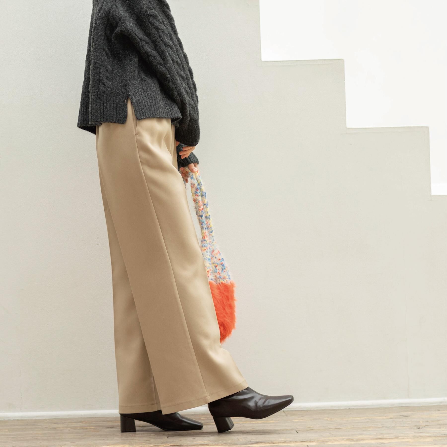 OPAQUE.CLIP「イージーフレアパンツ【洗濯機OK】」|その他|