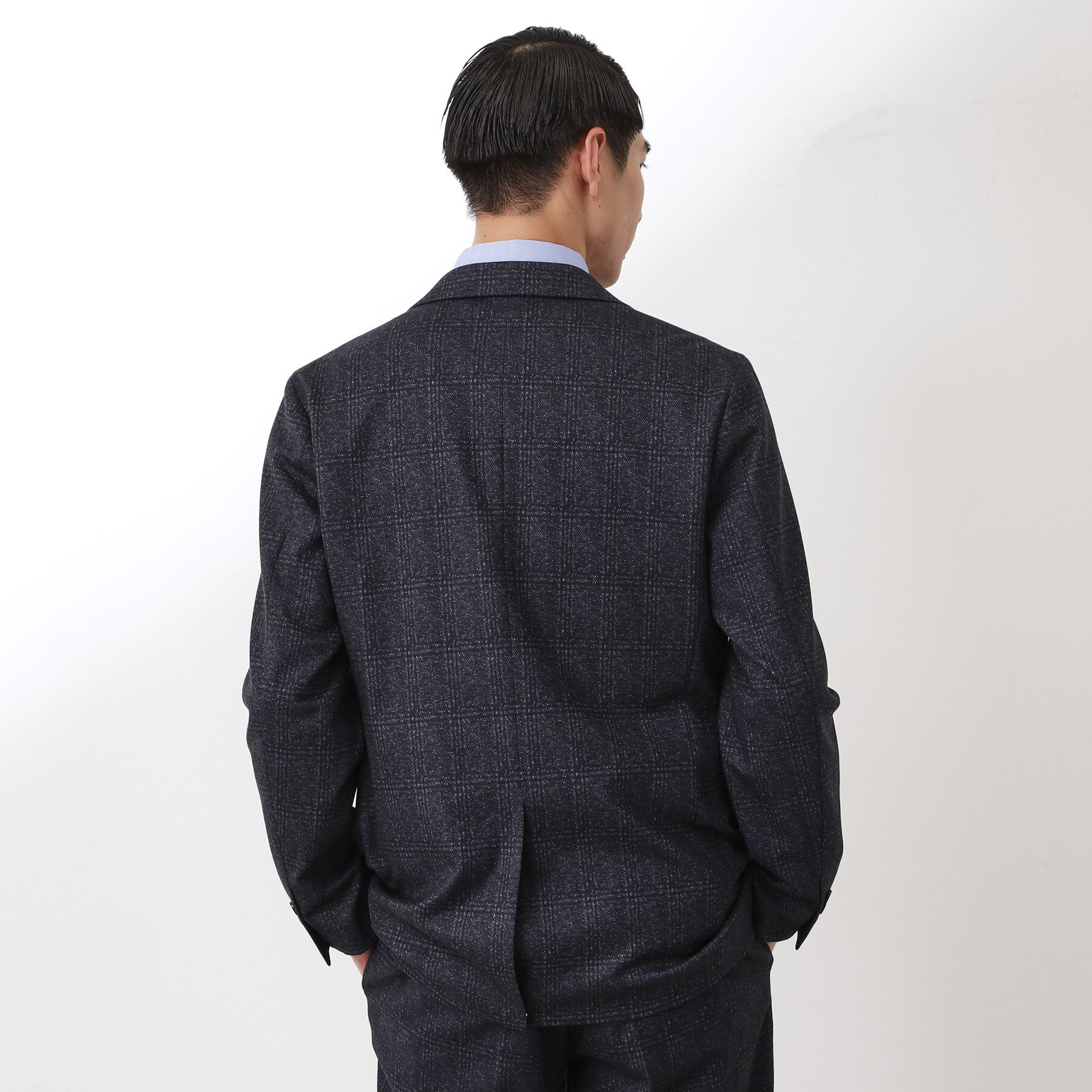 THE SHOP TK「起毛TRジャージジャケット 【洗濯機OK／ストレッチ／セットアップ可】」|テーラードジャケット|