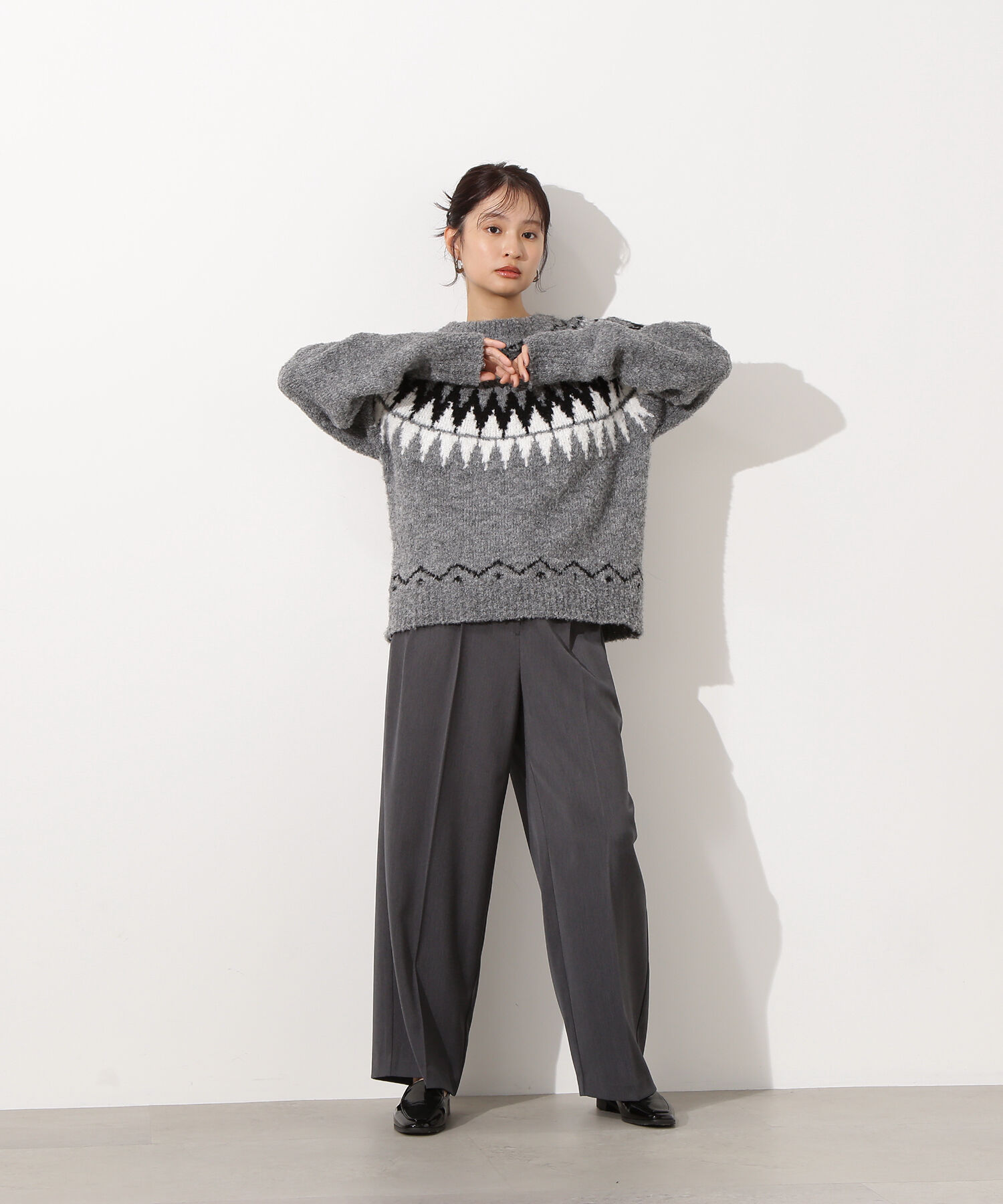  「ツータックワイドパンツ」|その他|