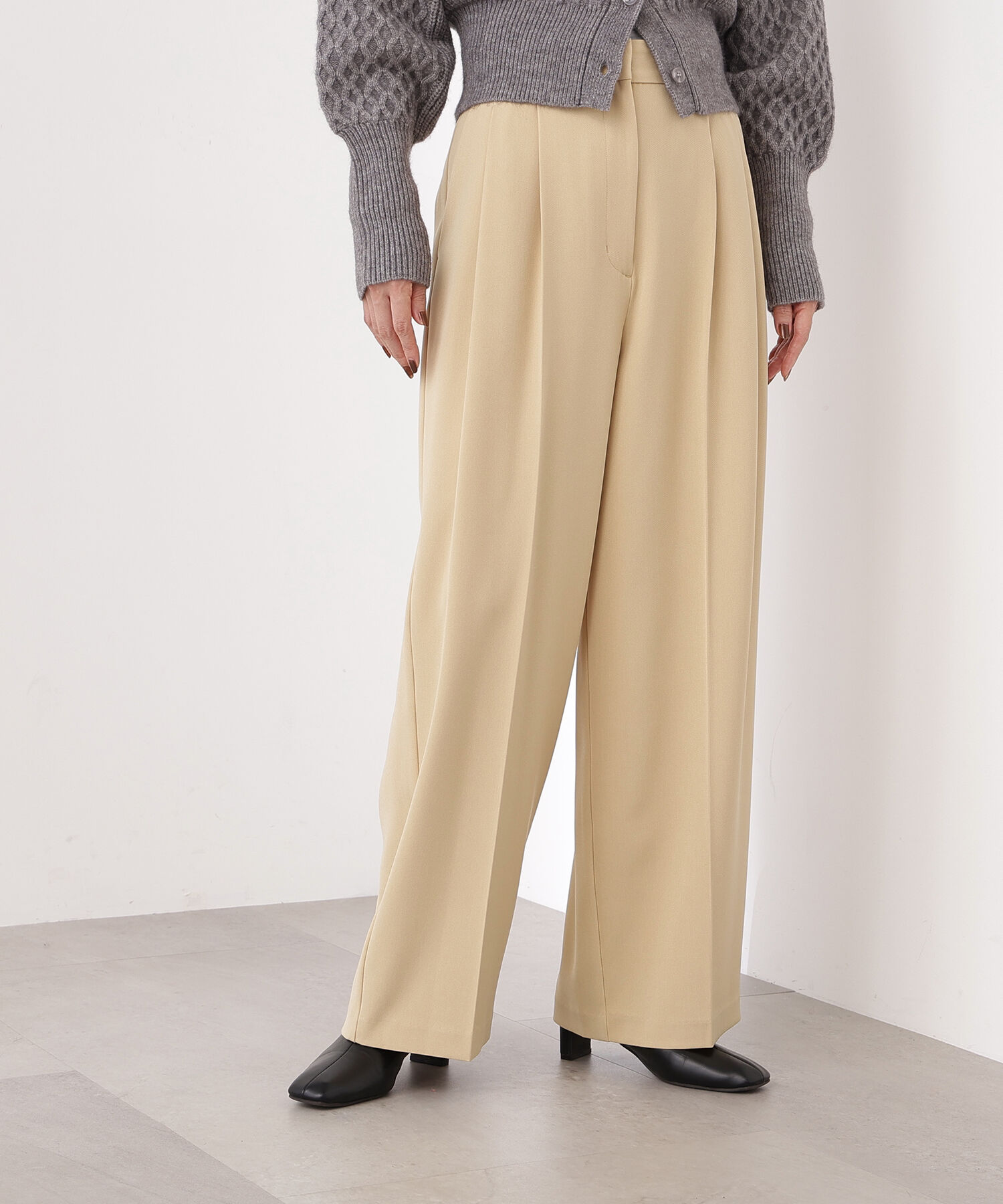  「ツータックワイドパンツ」|その他|