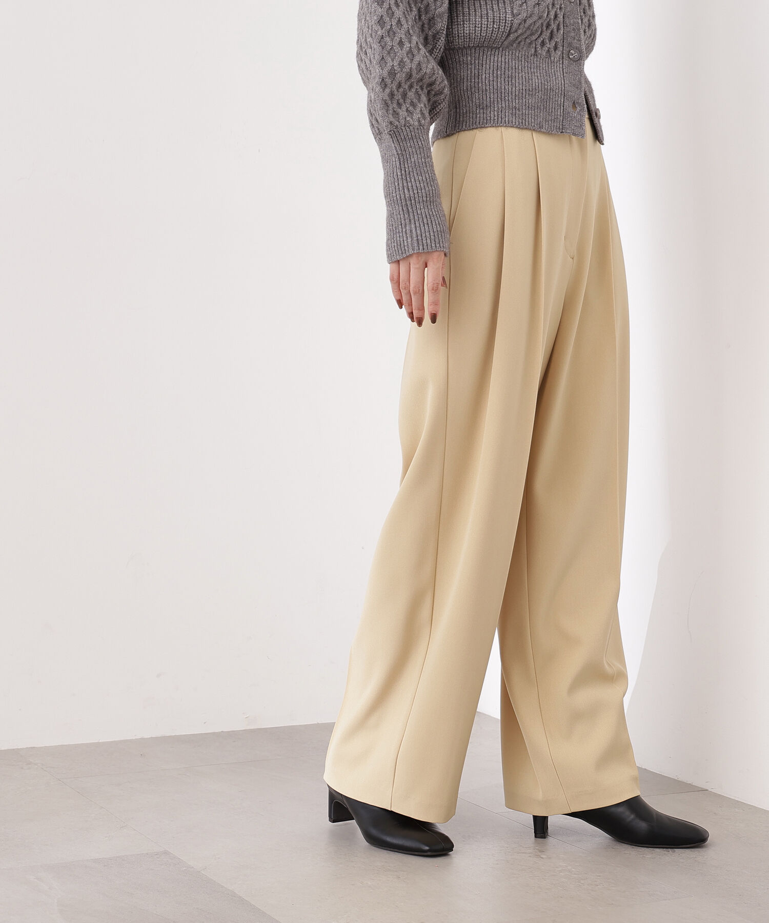  「ツータックワイドパンツ」|その他|