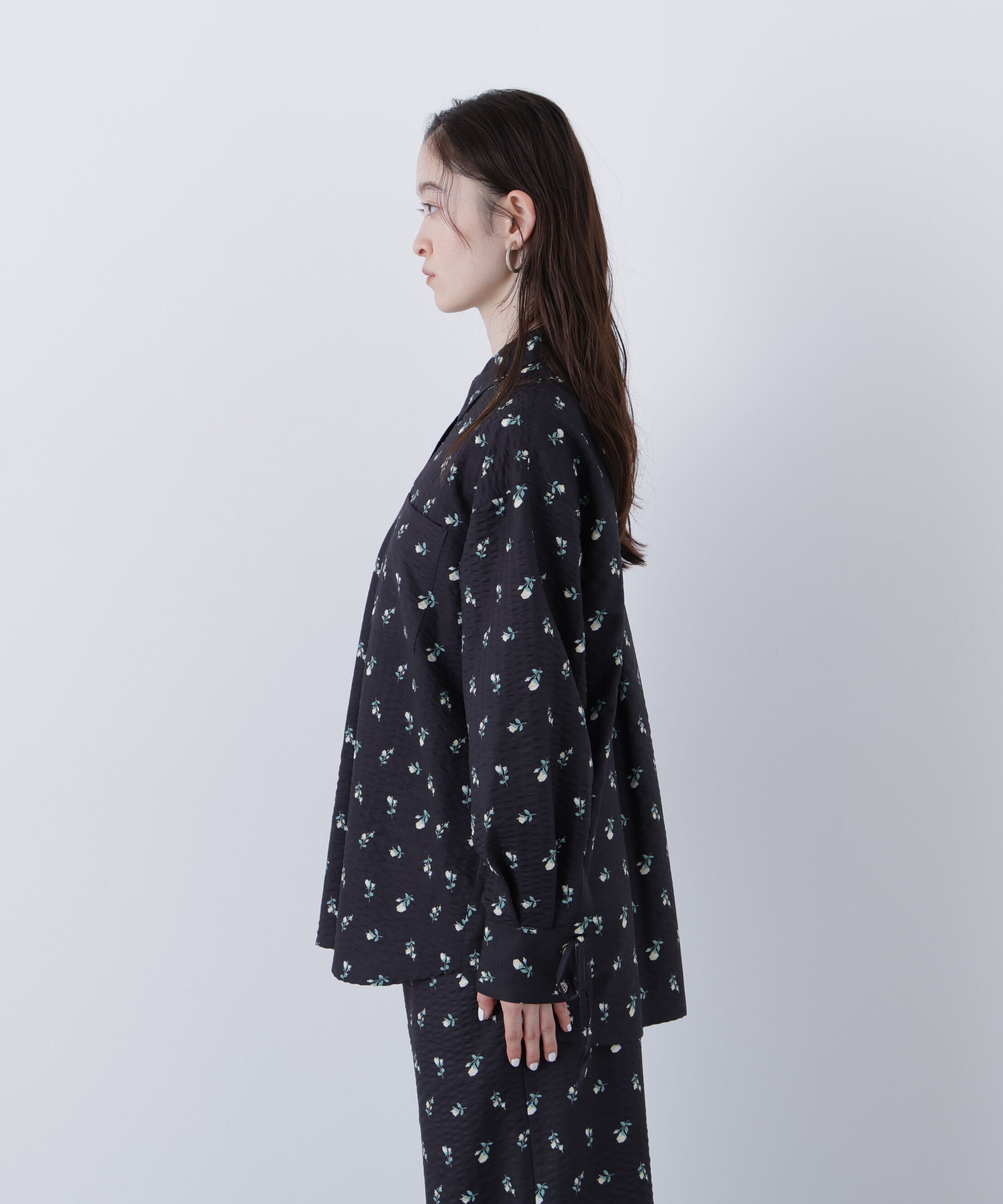  「〈N.〉フラワープリント SETUP シャツ」|シャツ・ブラウス|