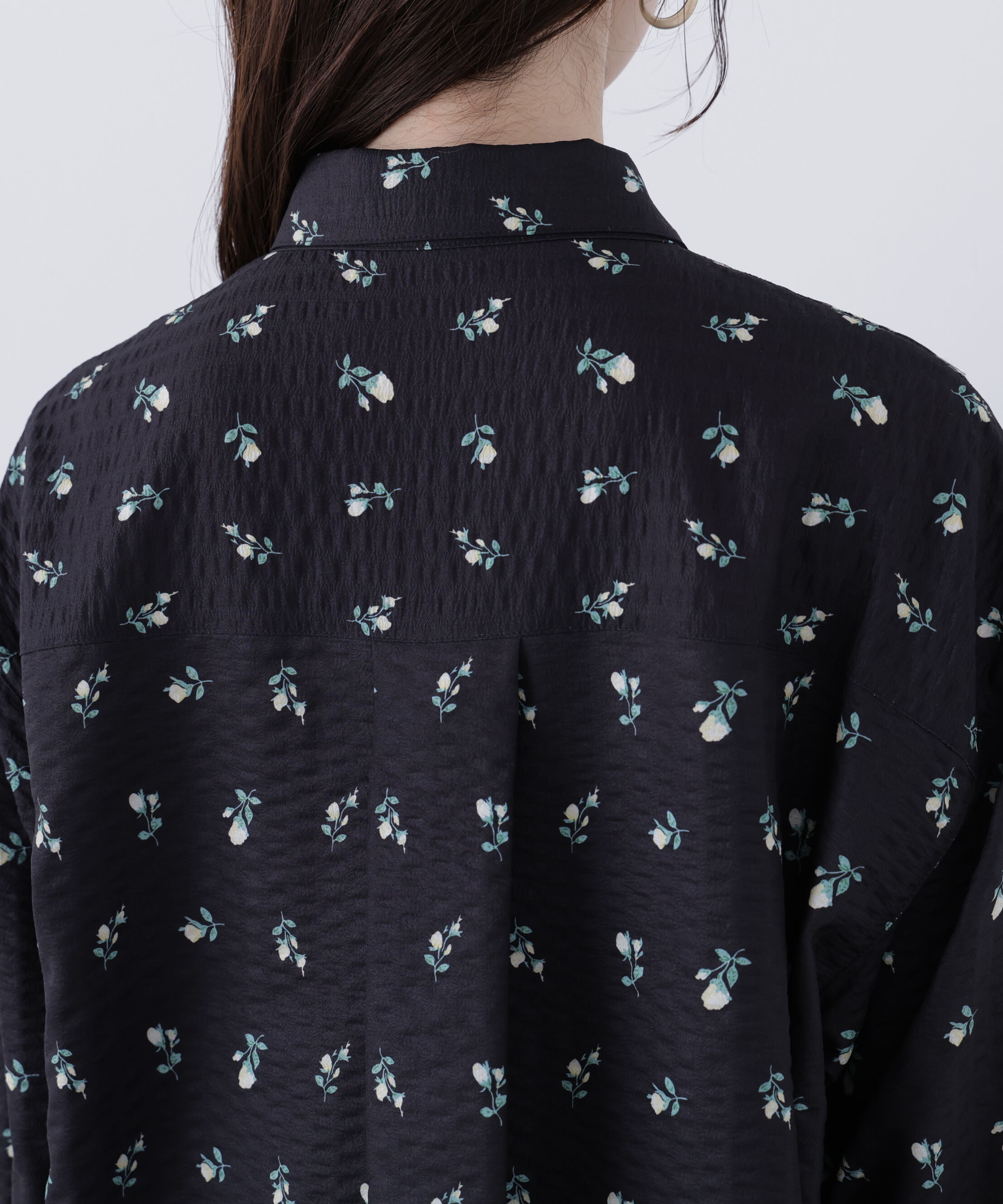 「〈N.〉フラワープリント SETUP シャツ」|シャツ・ブラウス|