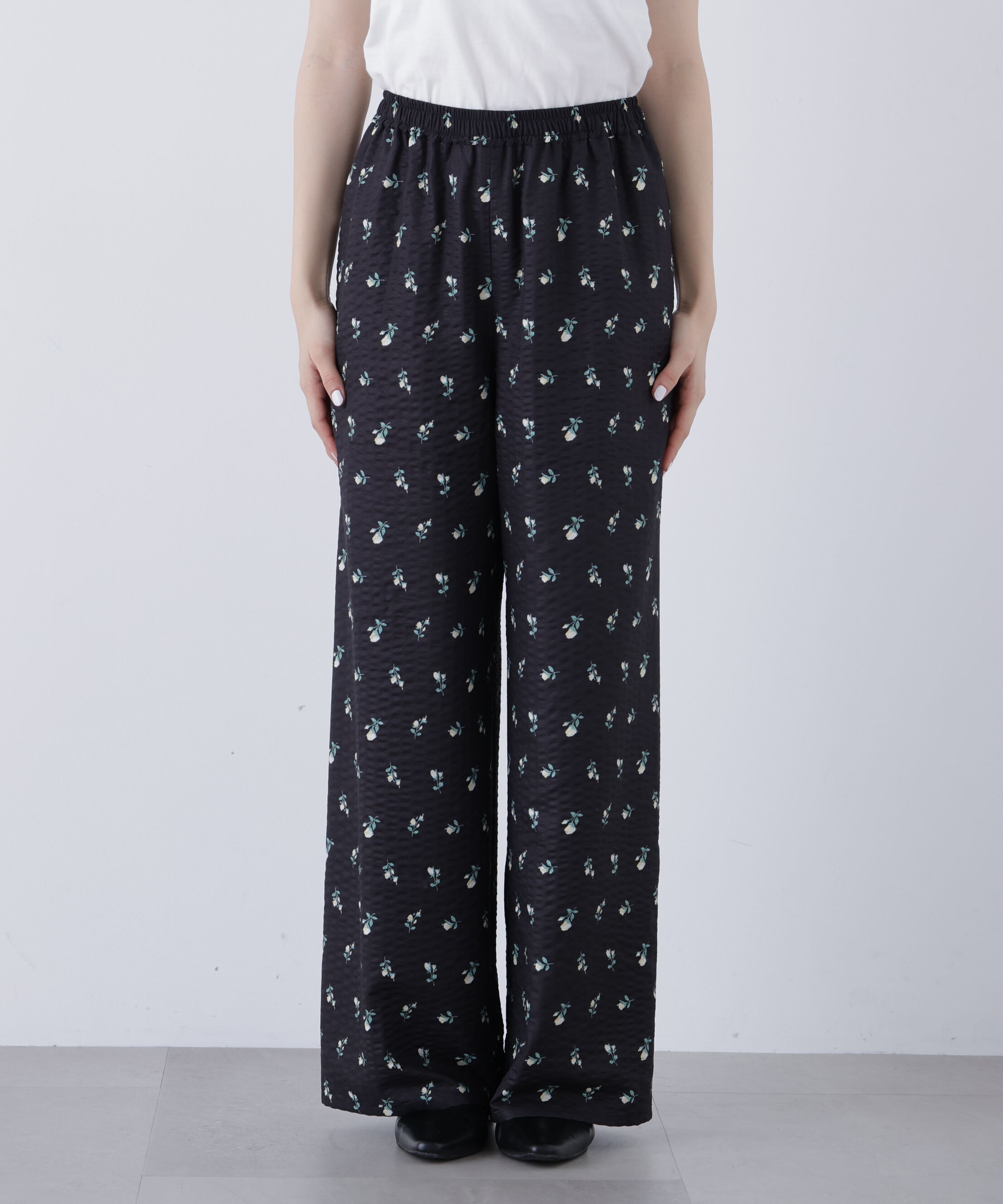  「〈N.〉フラワープリント SETUP パンツ」|その他|