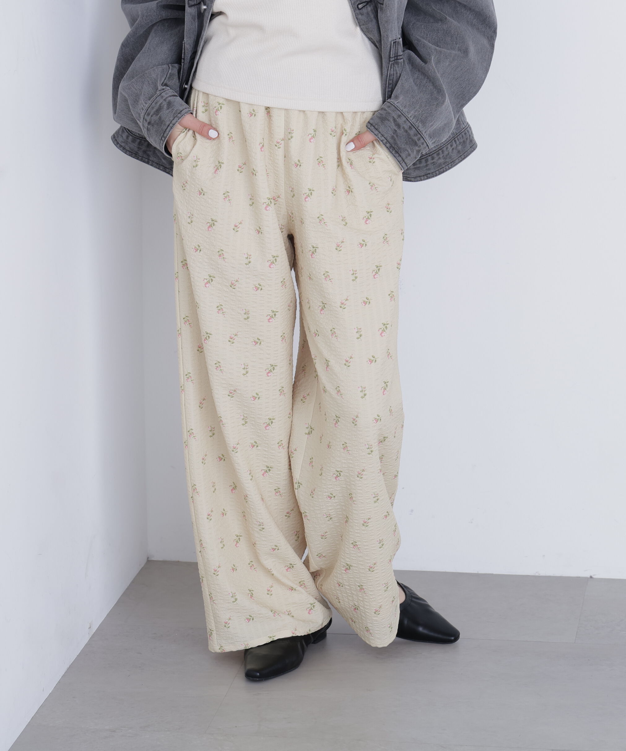  「〈N.〉フラワープリント SETUP パンツ」|その他|