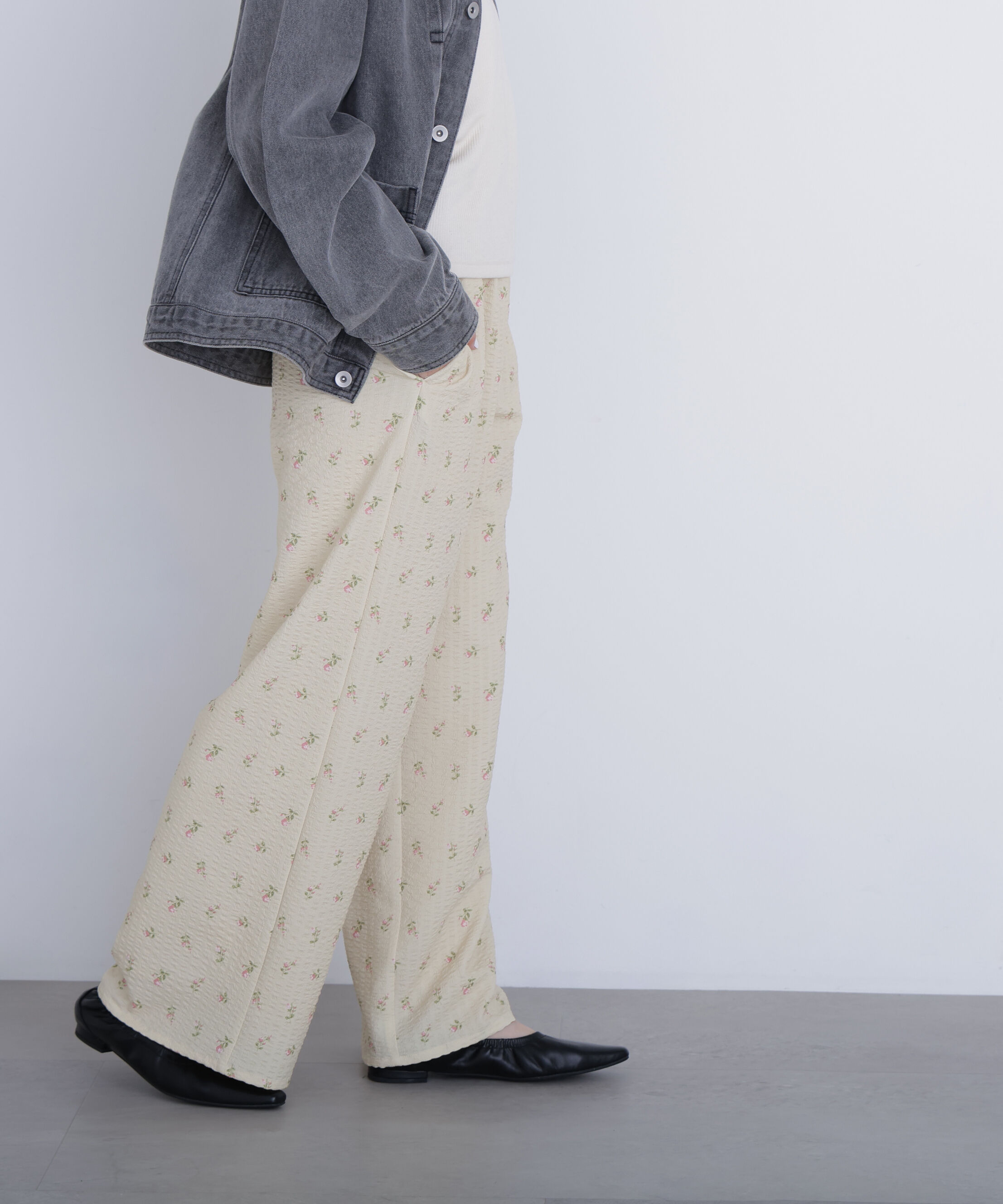  「〈N.〉フラワープリント SETUP パンツ」|その他|