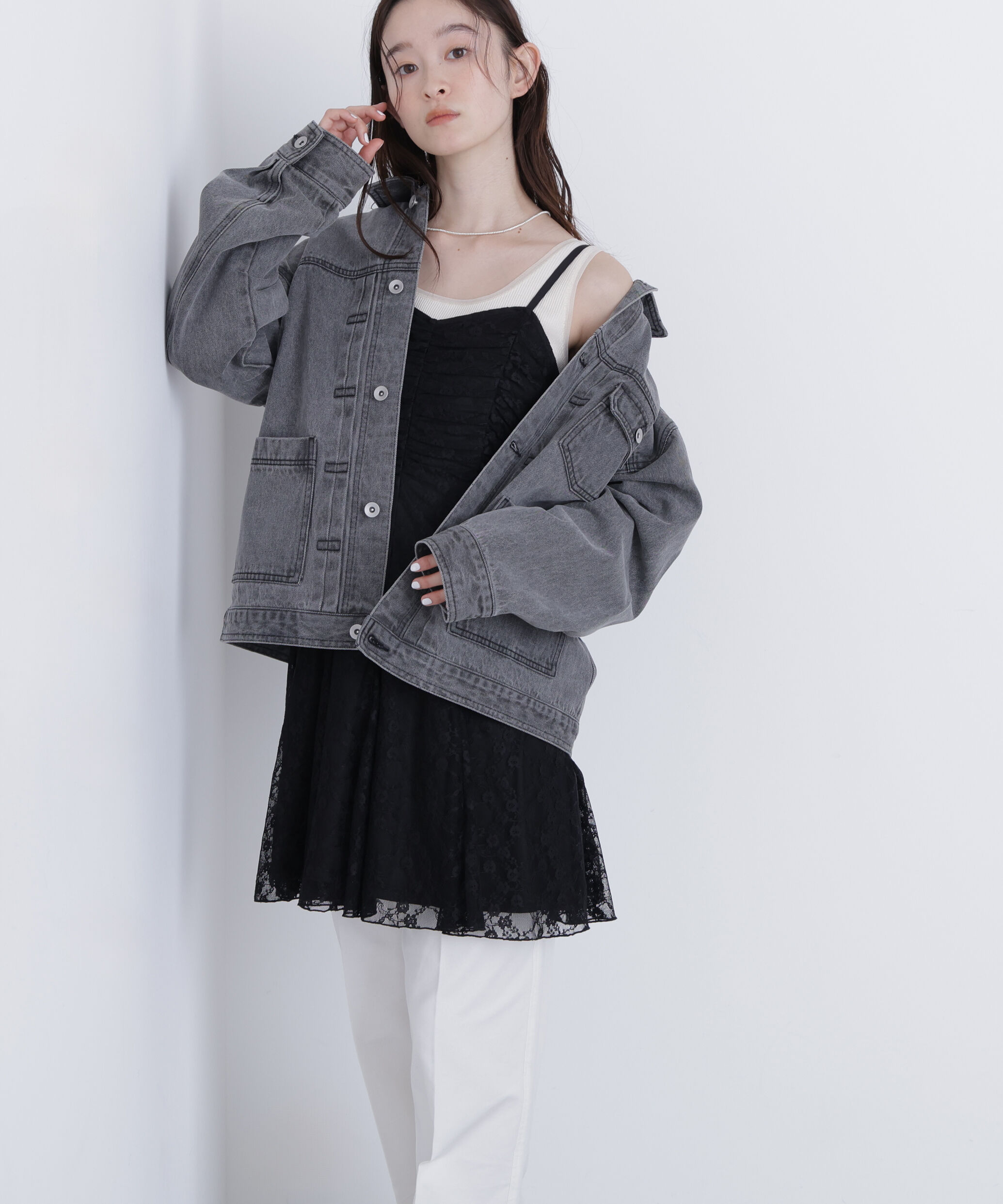  「〈N.〉オーバーデニムブルゾン」|その他|