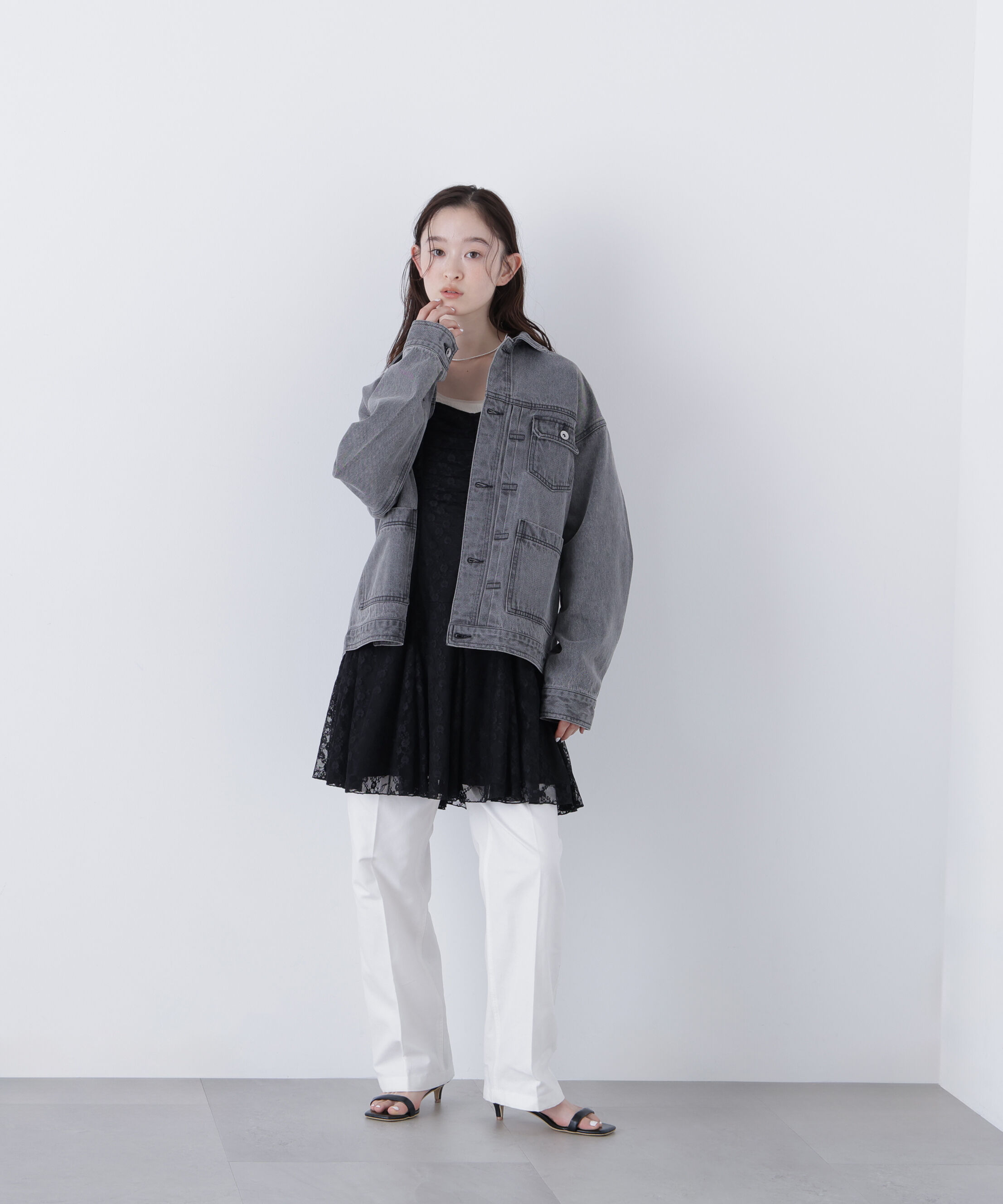  「〈N.〉オーバーデニムブルゾン」|その他|