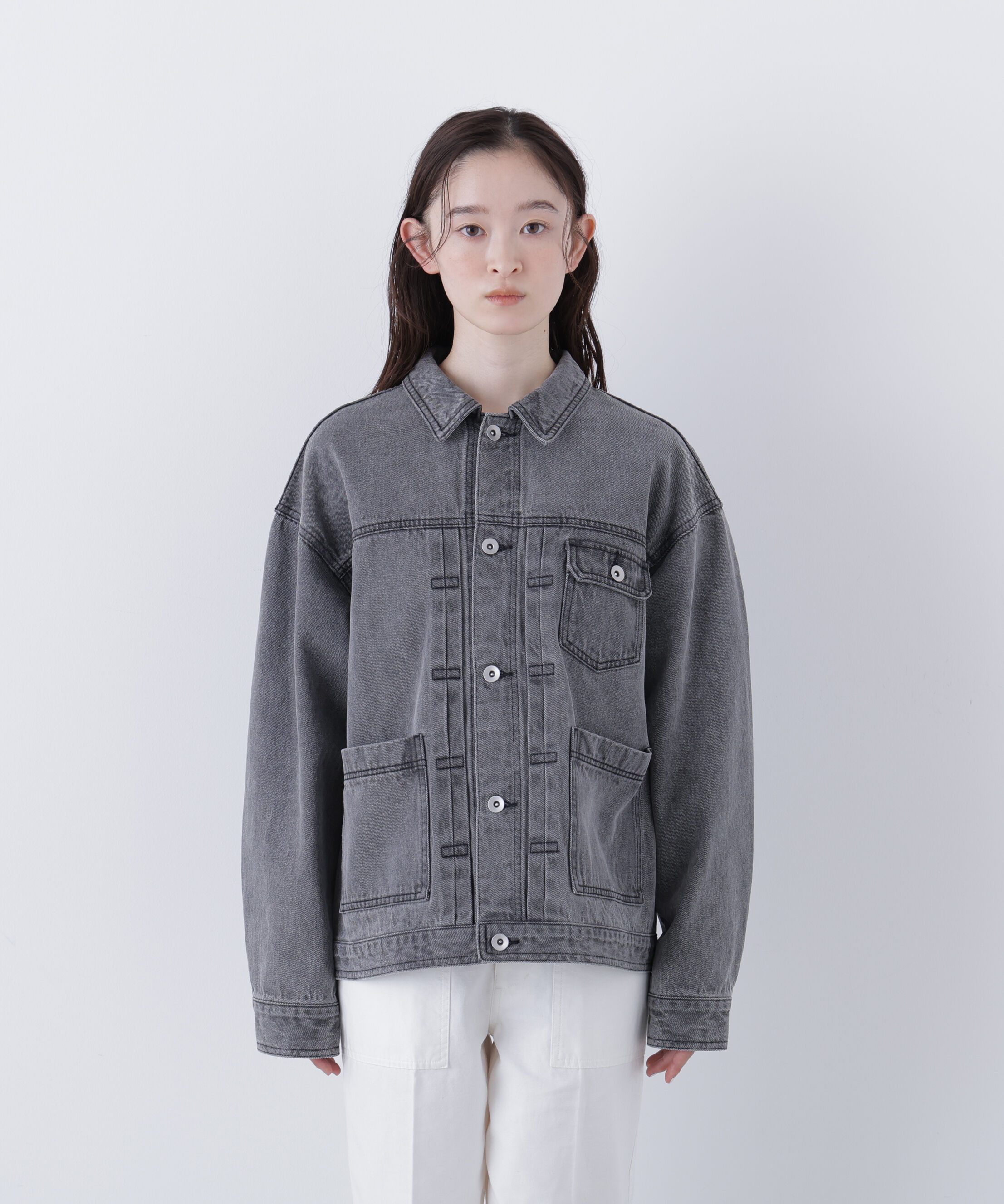  「〈N.〉オーバーデニムブルゾン」|その他|