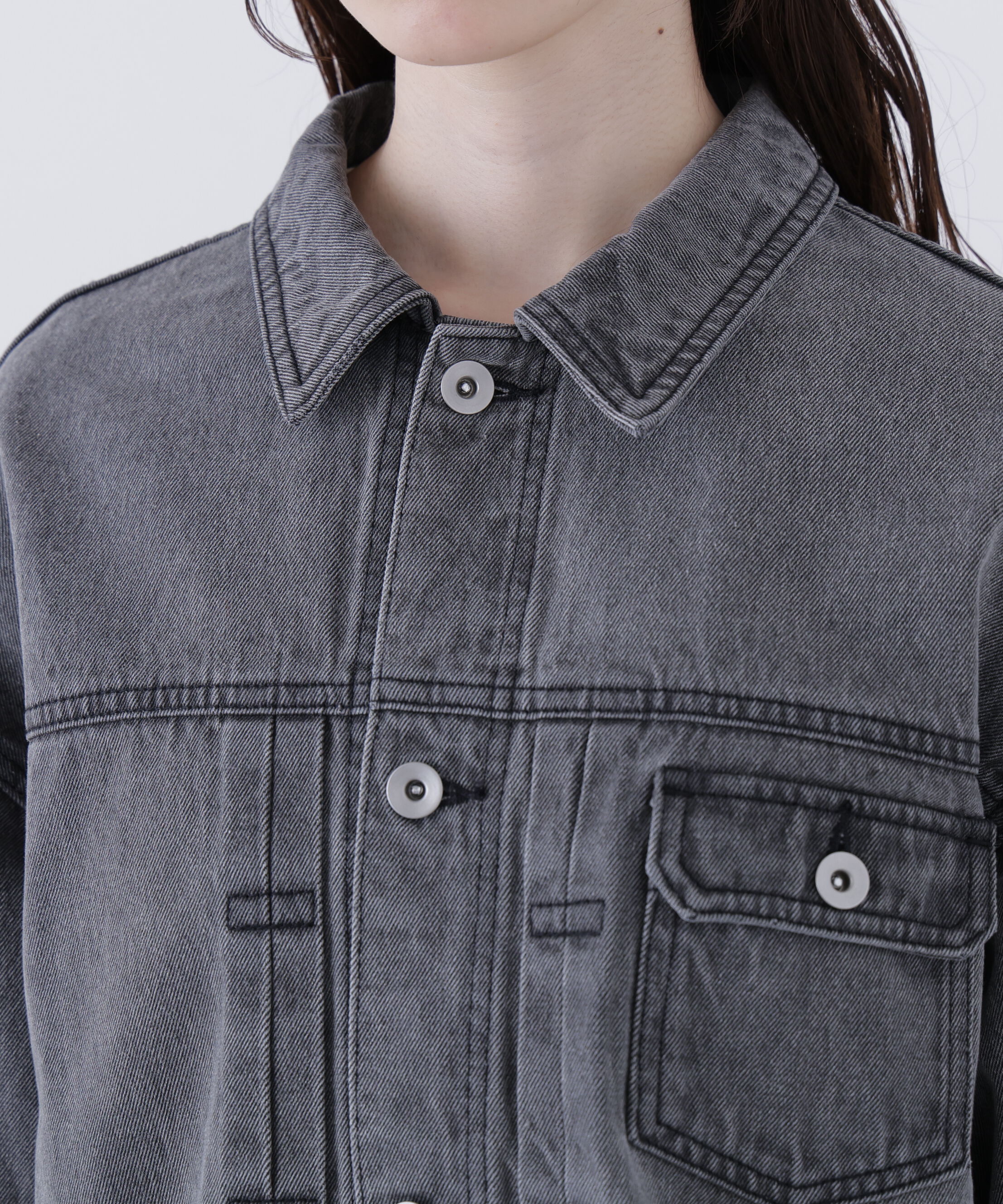  「〈N.〉オーバーデニムブルゾン」|その他|