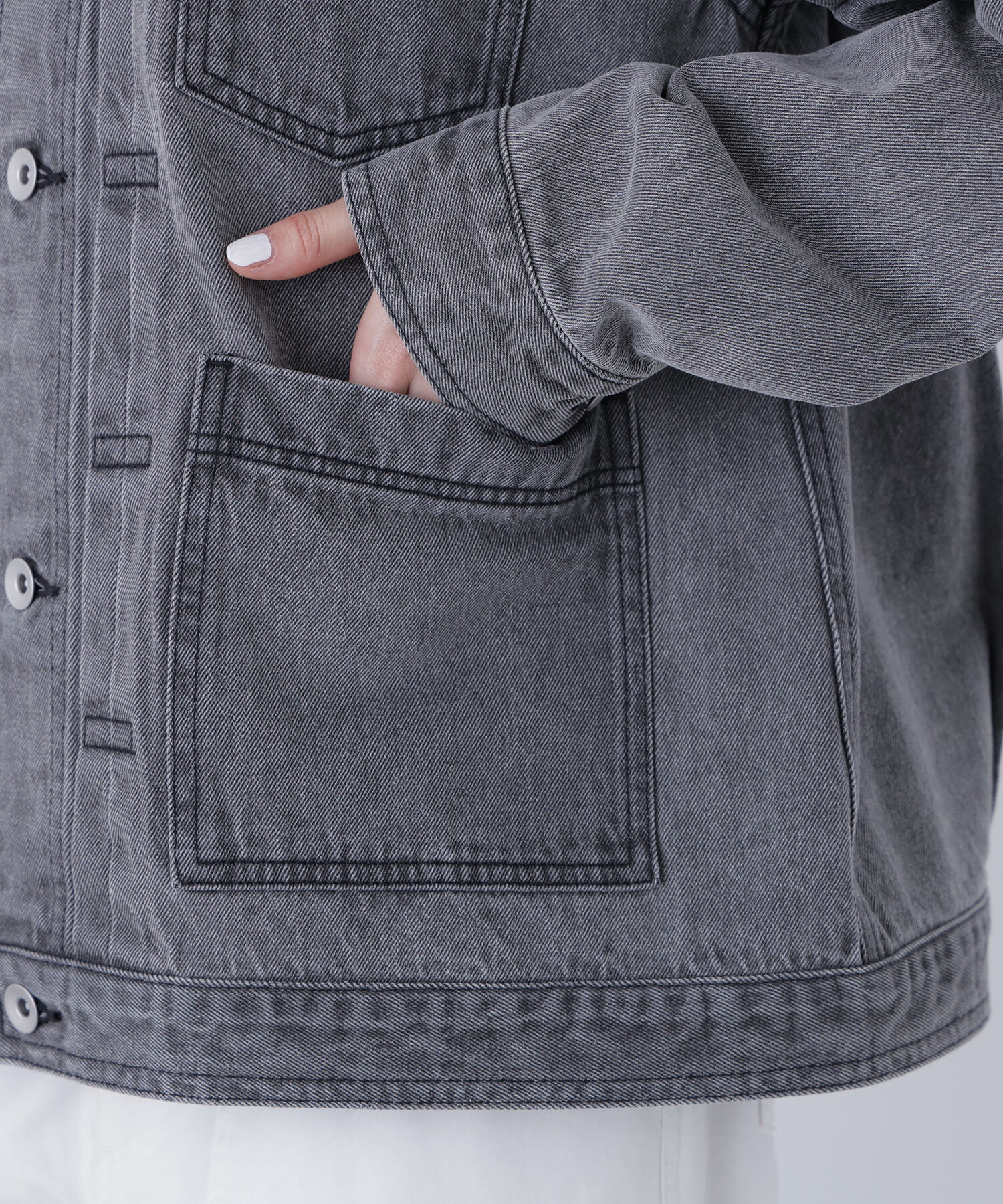  「〈N.〉オーバーデニムブルゾン」|その他|