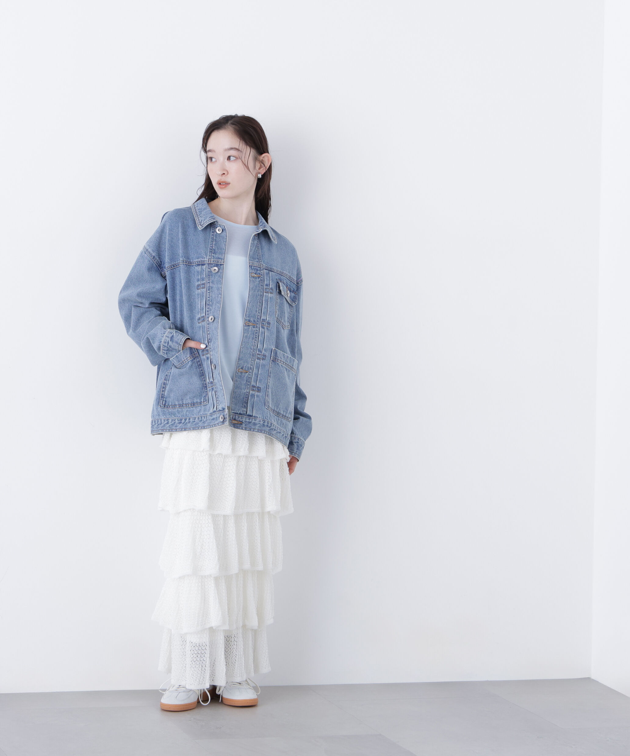  「〈N.〉オーバーデニムブルゾン」|その他|