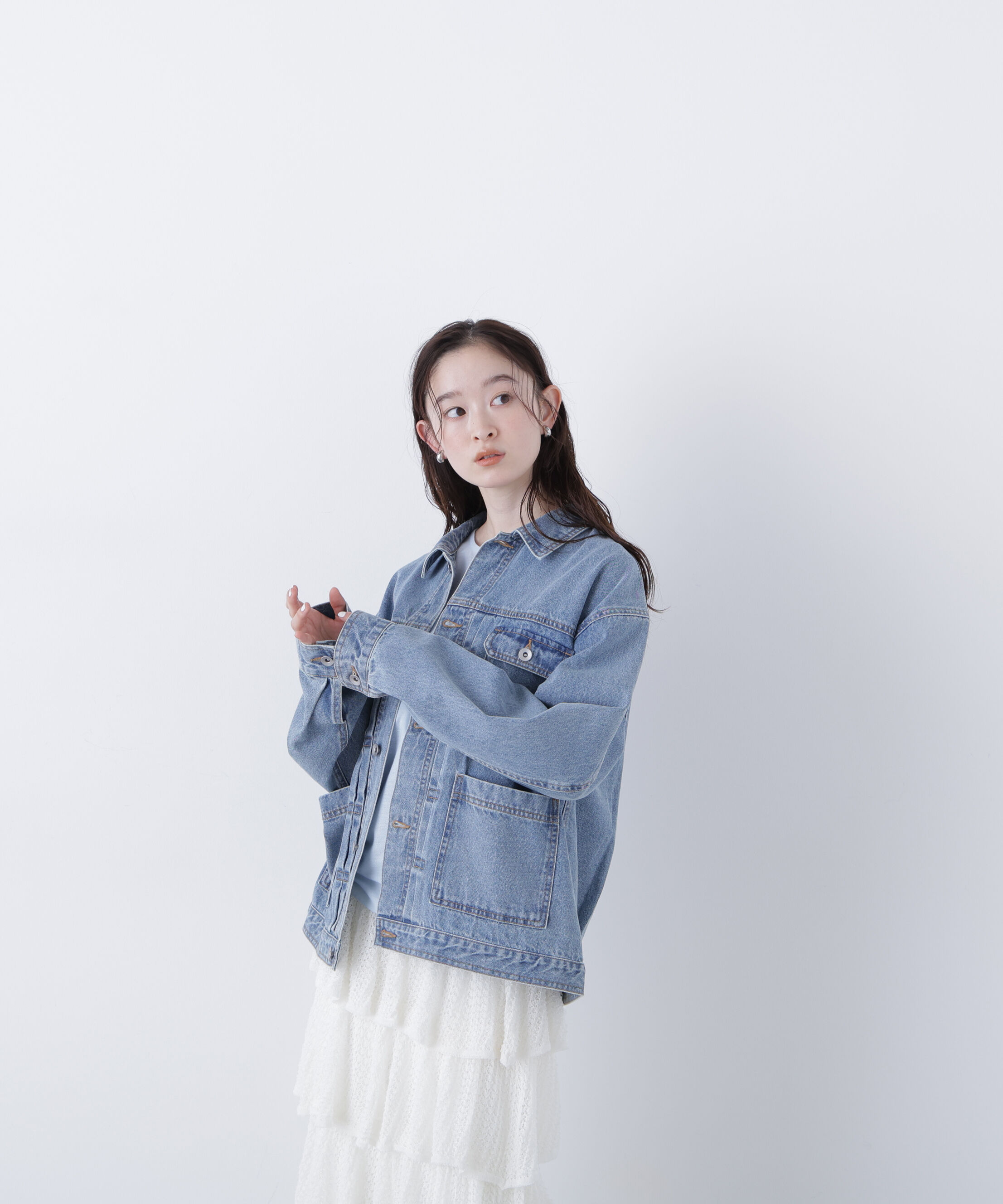  「〈N.〉オーバーデニムブルゾン」|その他|