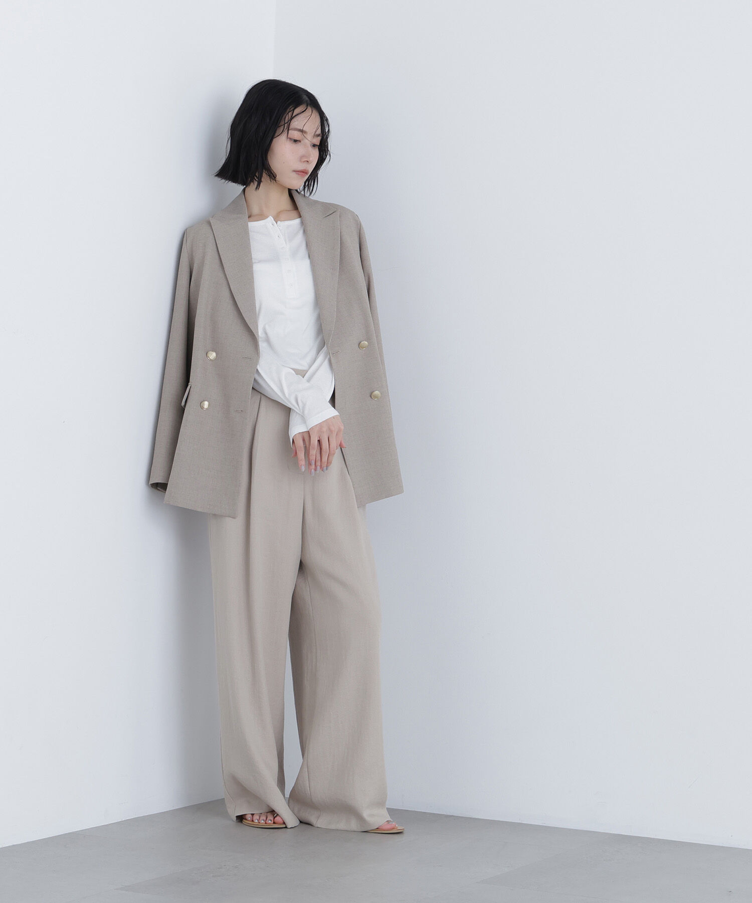  「〈N.〉ヘンリーネックカットソー」|Tシャツ・カットソー|