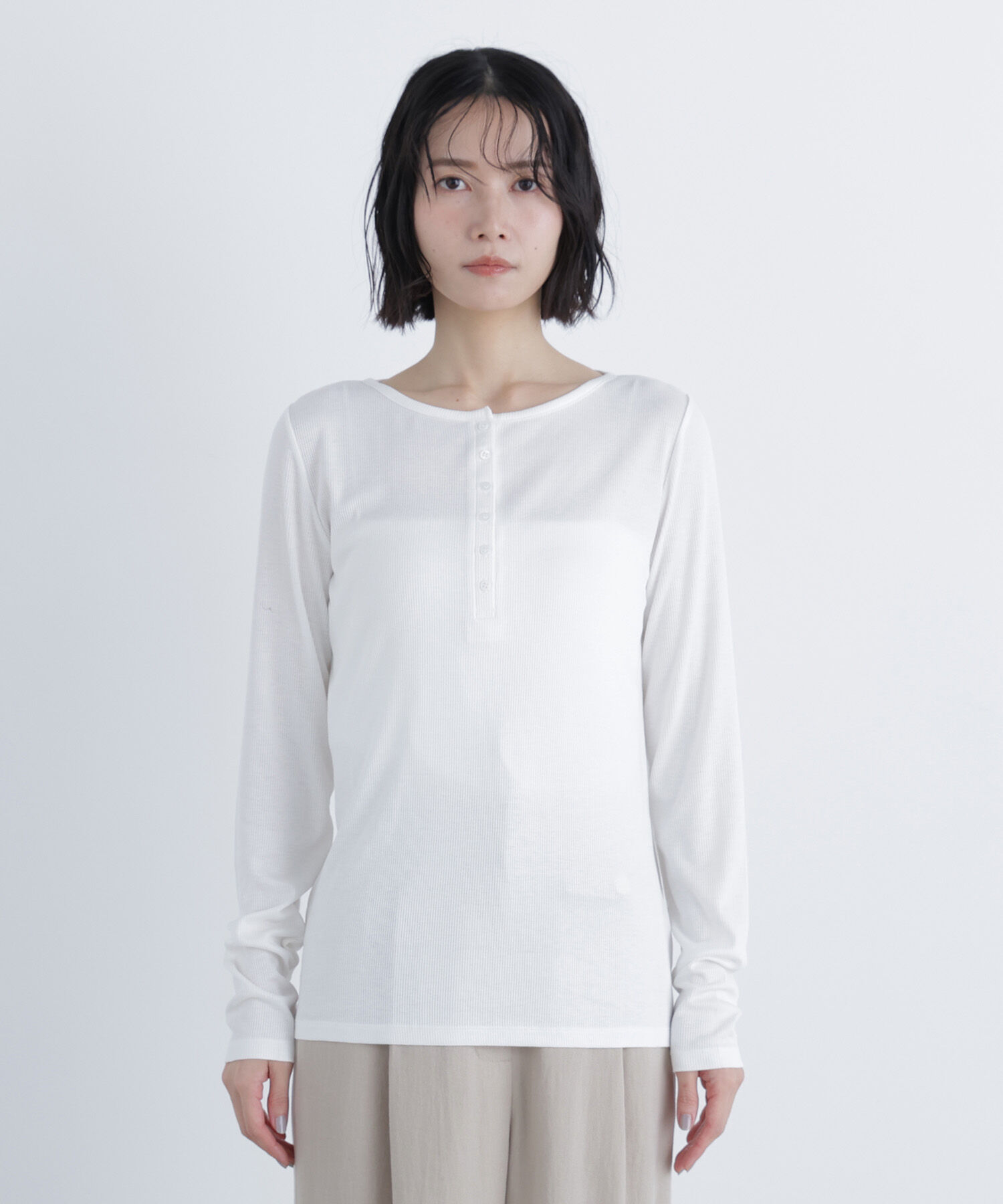  「〈N.〉ヘンリーネックカットソー」|Tシャツ・カットソー|