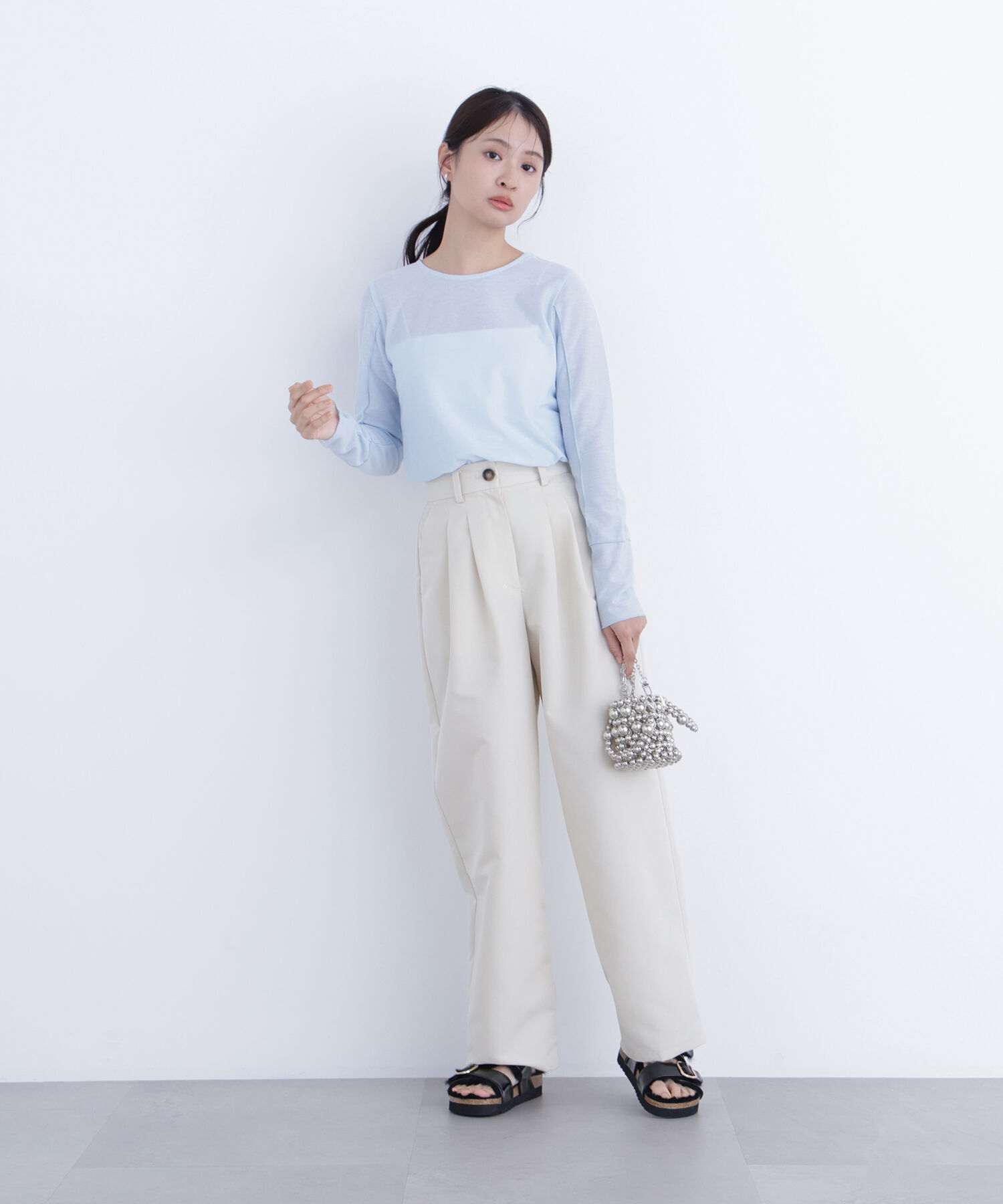  「〈N.〉シアーメロウカットソー」|Tシャツ・カットソー|