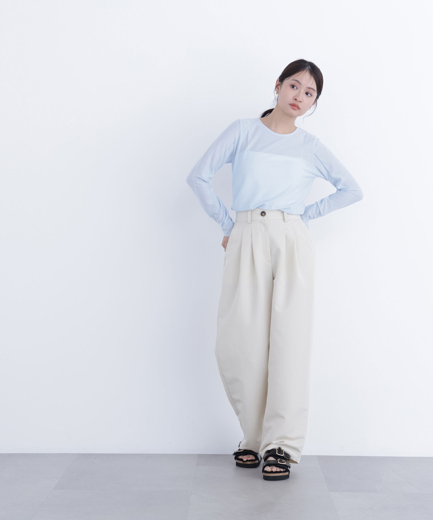  「〈N.〉シアーメロウカットソー」|Tシャツ・カットソー|