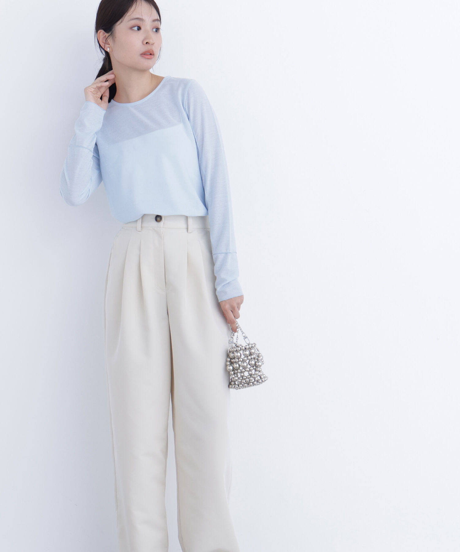  「〈N.〉シアーメロウカットソー」|Tシャツ・カットソー|