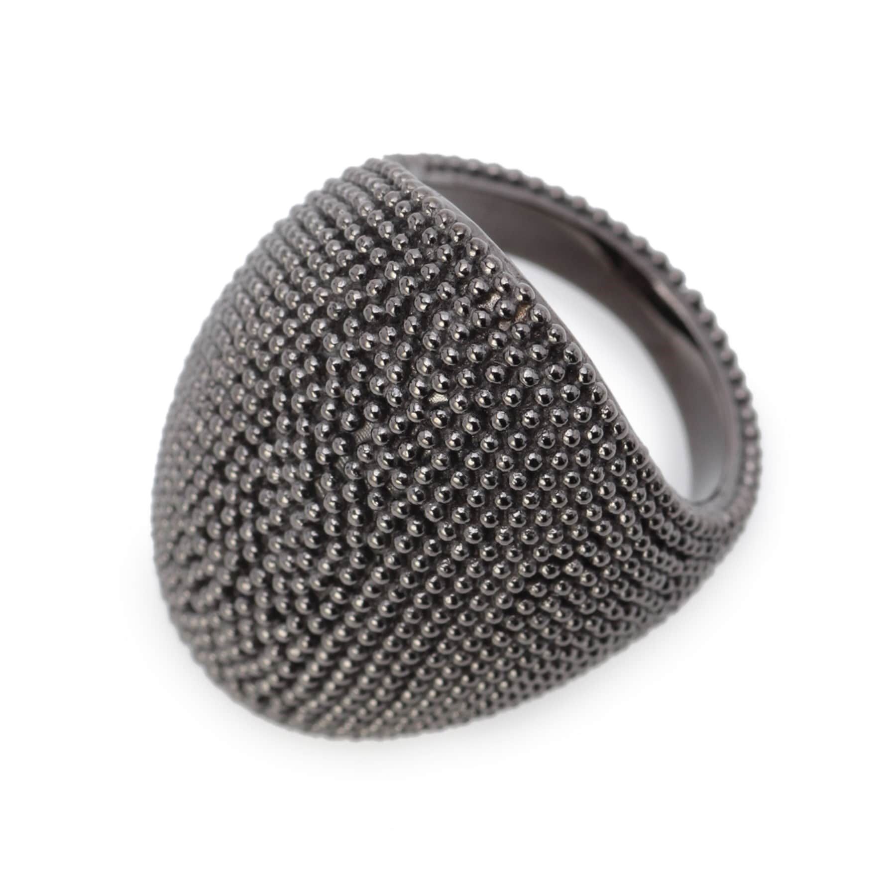 HIROKO HAYASHI「RICAMO（リカーモ）指輪」|リング|ブラック(019)