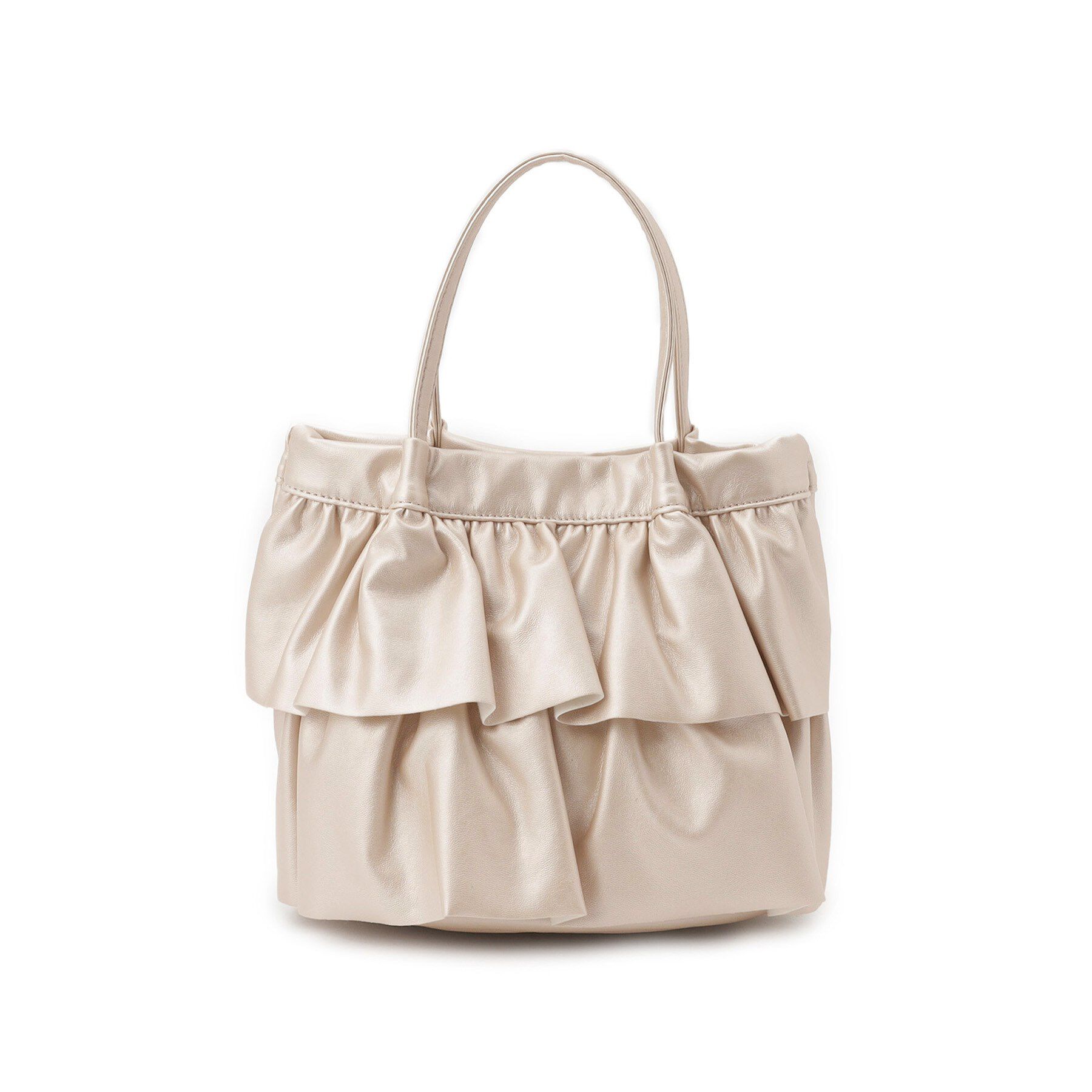 ITS&rsquo;DEMO「ラッフルミディトート」|ハンドバッグ|