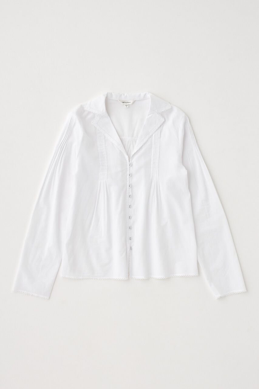 MOUSSY「COTTON PINTUCK ブラウス」|シャツ・ブラウス|