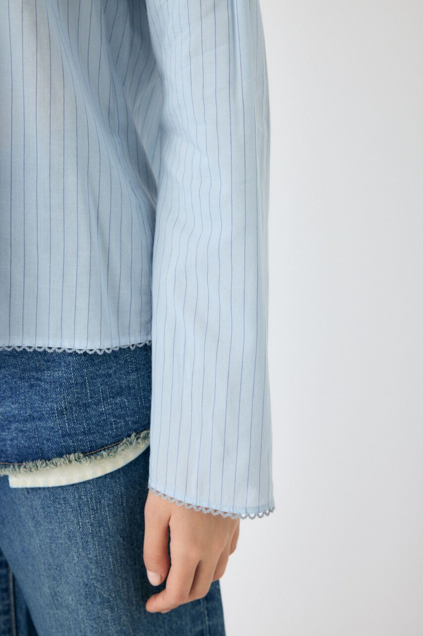 MOUSSY「COTTON PINTUCK ブラウス」|シャツ・ブラウス|