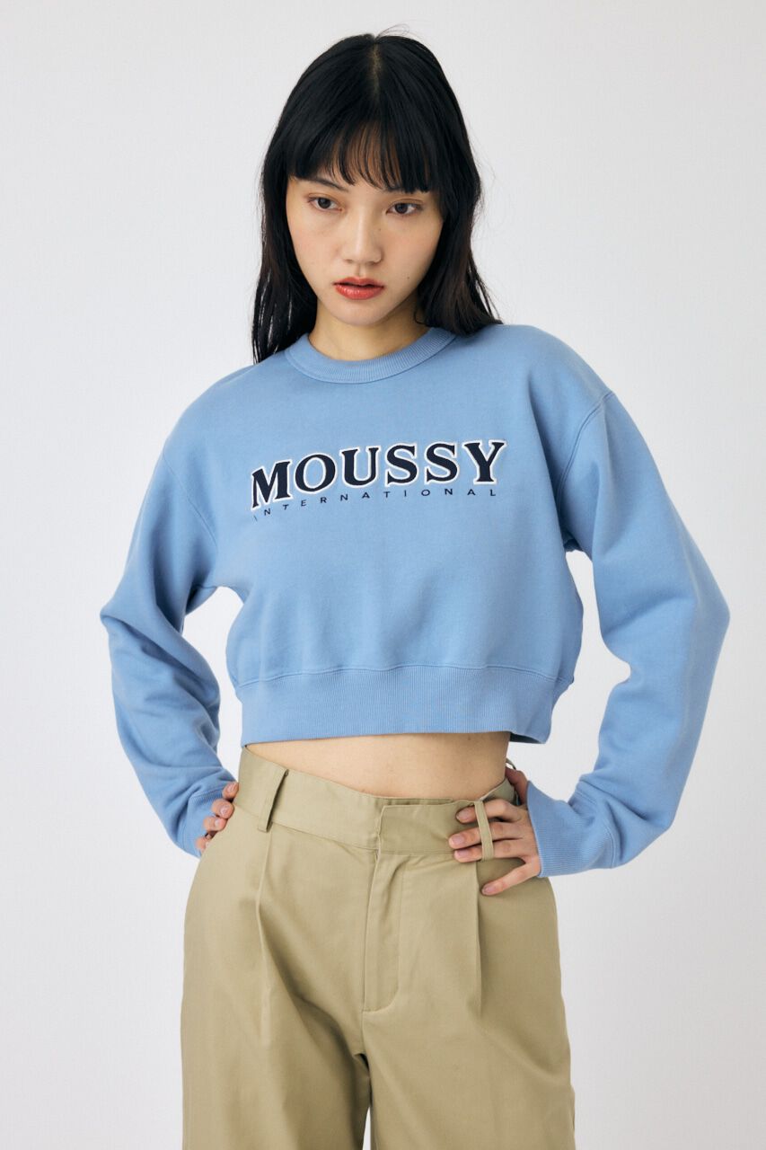 MOUSSY「MOUSSY TWILL アップリケ プルオーバー」|パーカー|