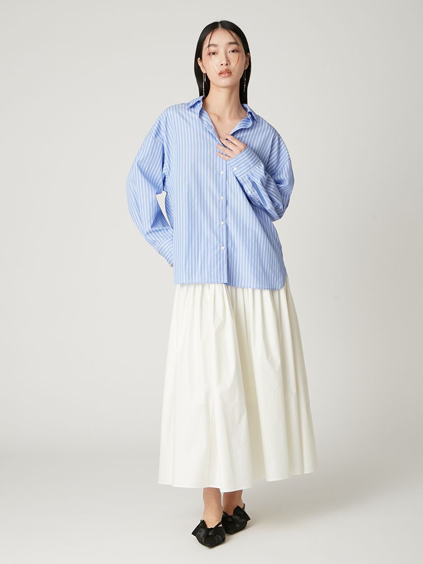 FRAY I.D「イレギュラータックフレアスカート」|スカート|