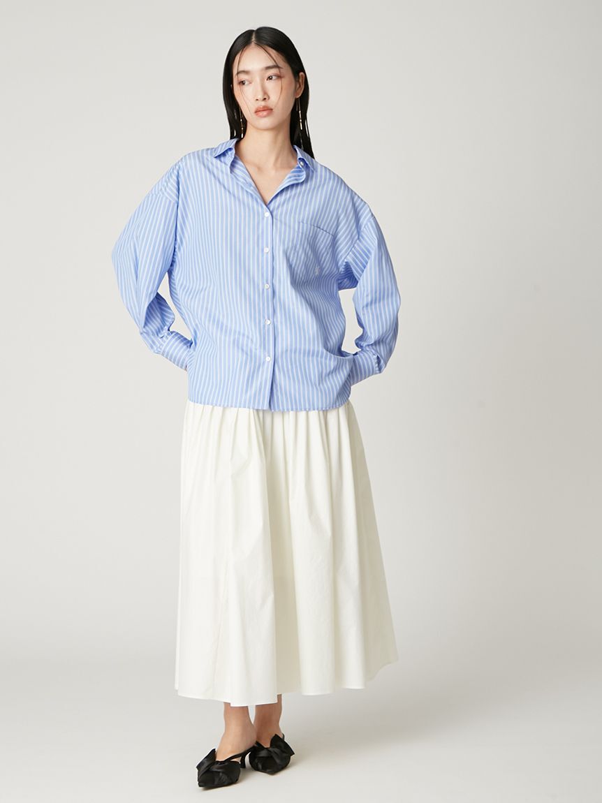 FRAY I.D「イレギュラータックフレアスカート」|スカート|