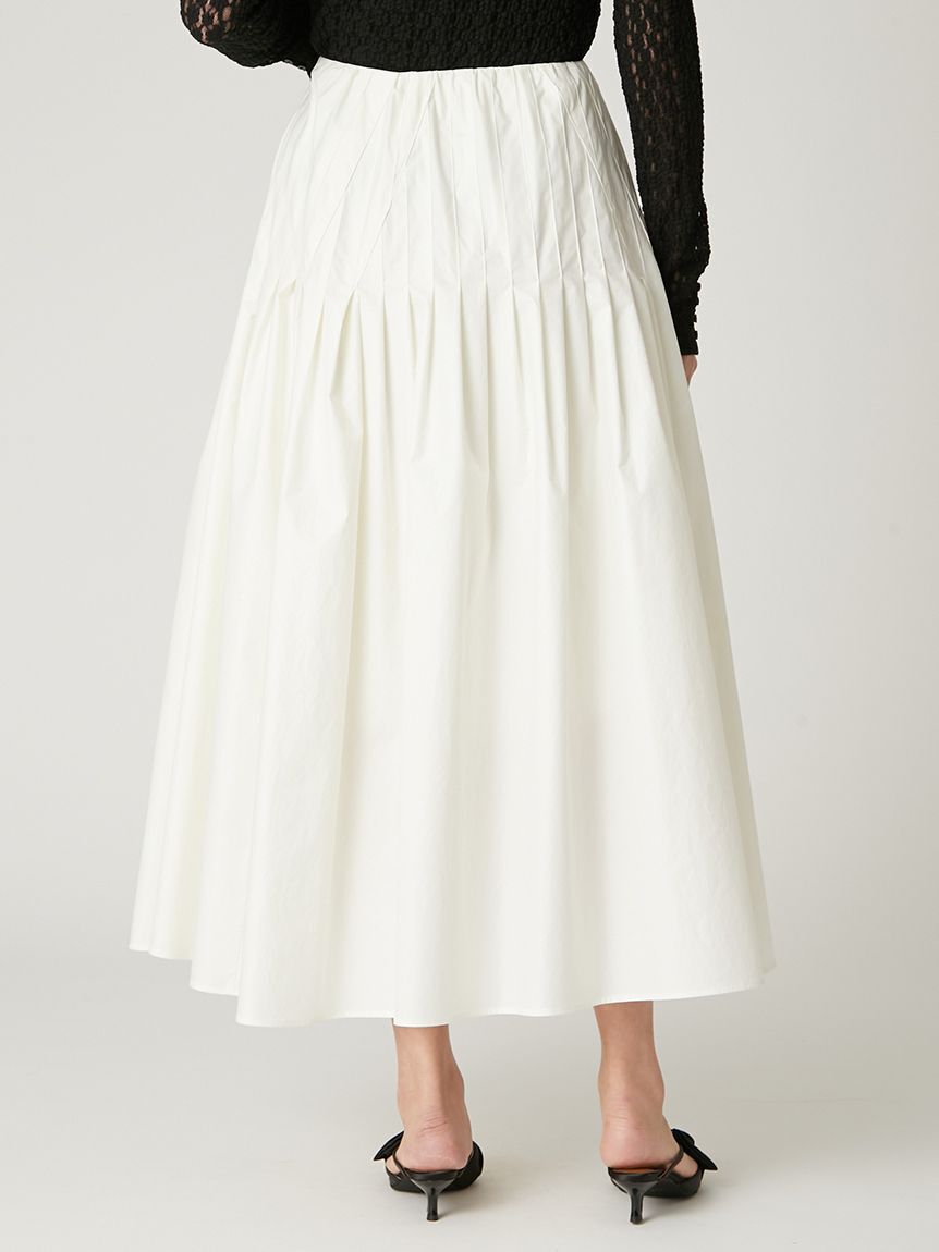 FRAY I.D「イレギュラータックフレアスカート」|スカート|