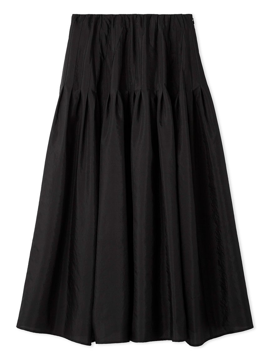 FRAY I.D「イレギュラータックフレアスカート」|スカート|BLK