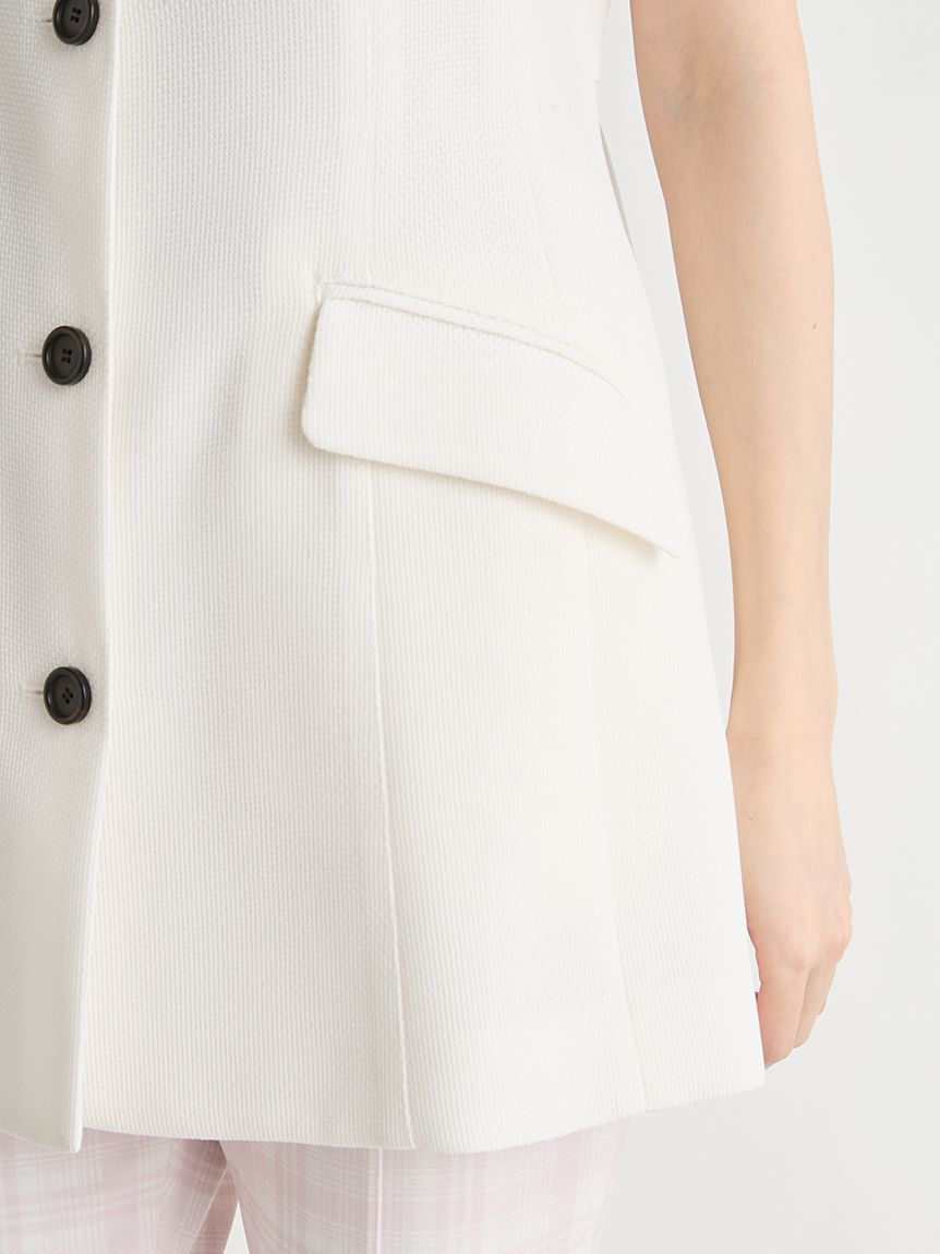 CELFORD「からみ織ペプラムジャケット」|テーラードジャケット|