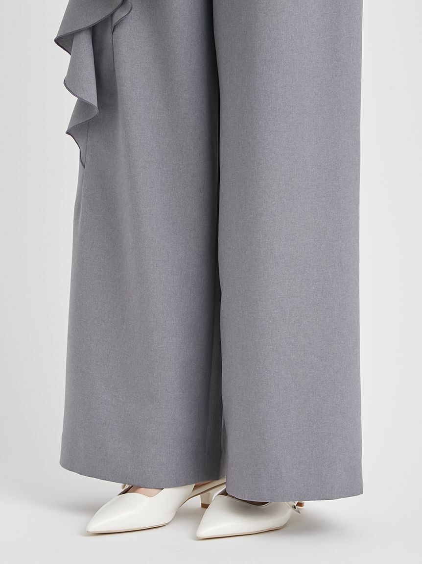 CELFORD「【洗える】リボンワイドパンツ」|チノ|