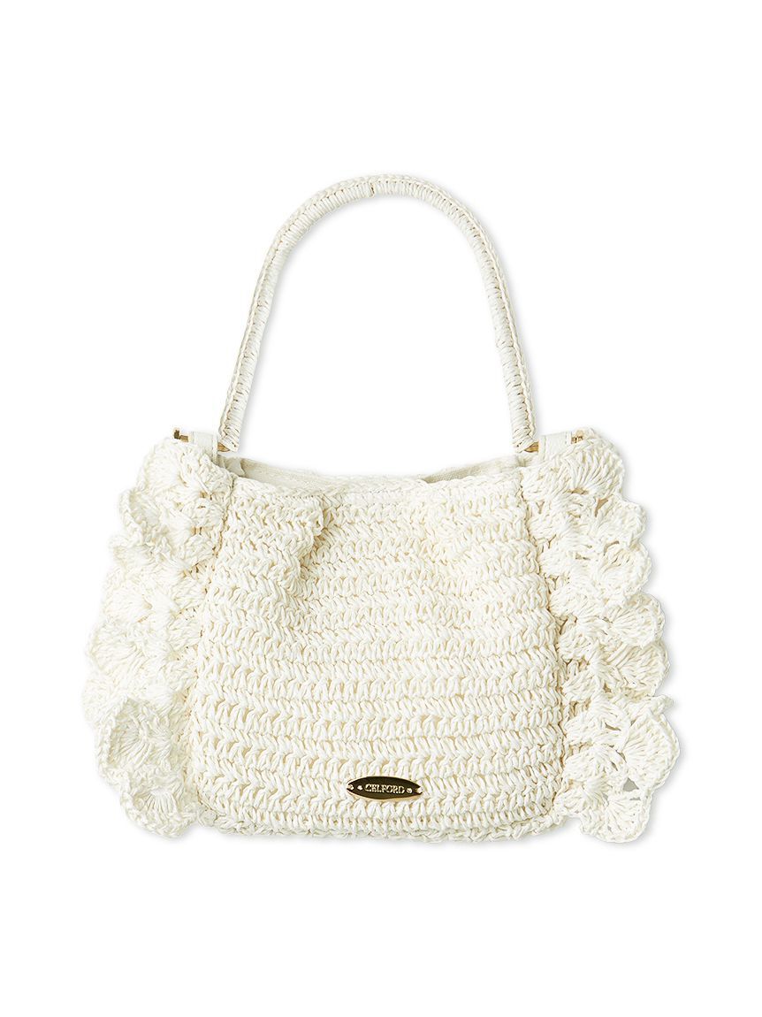 CELFORD「かぎ編みペーパーフリルバッグ」|トートバッグ|OWHT