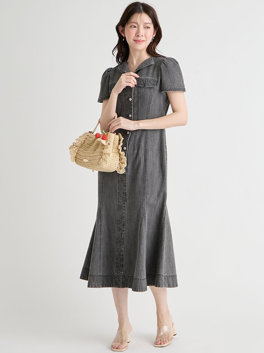 CELFORD「かぎ編みペーパーフリルバッグ」|トートバッグ|