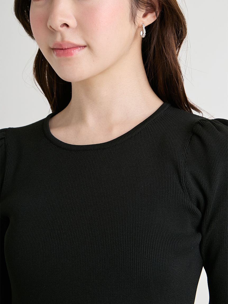 CELFORD「【洗える】ペプラムドッキングニットプルオーバー」|ニット・セーター|