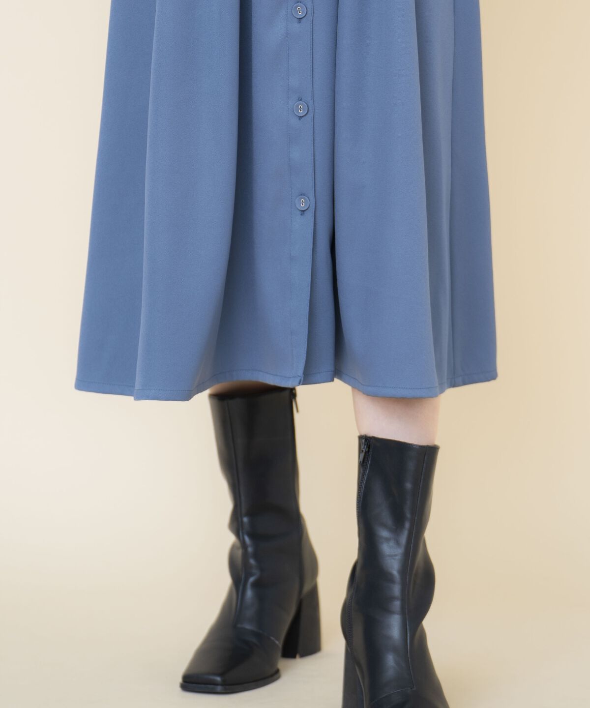 REDYAZEL「リボンタイパフスリーブワンピース」|ワンピース|