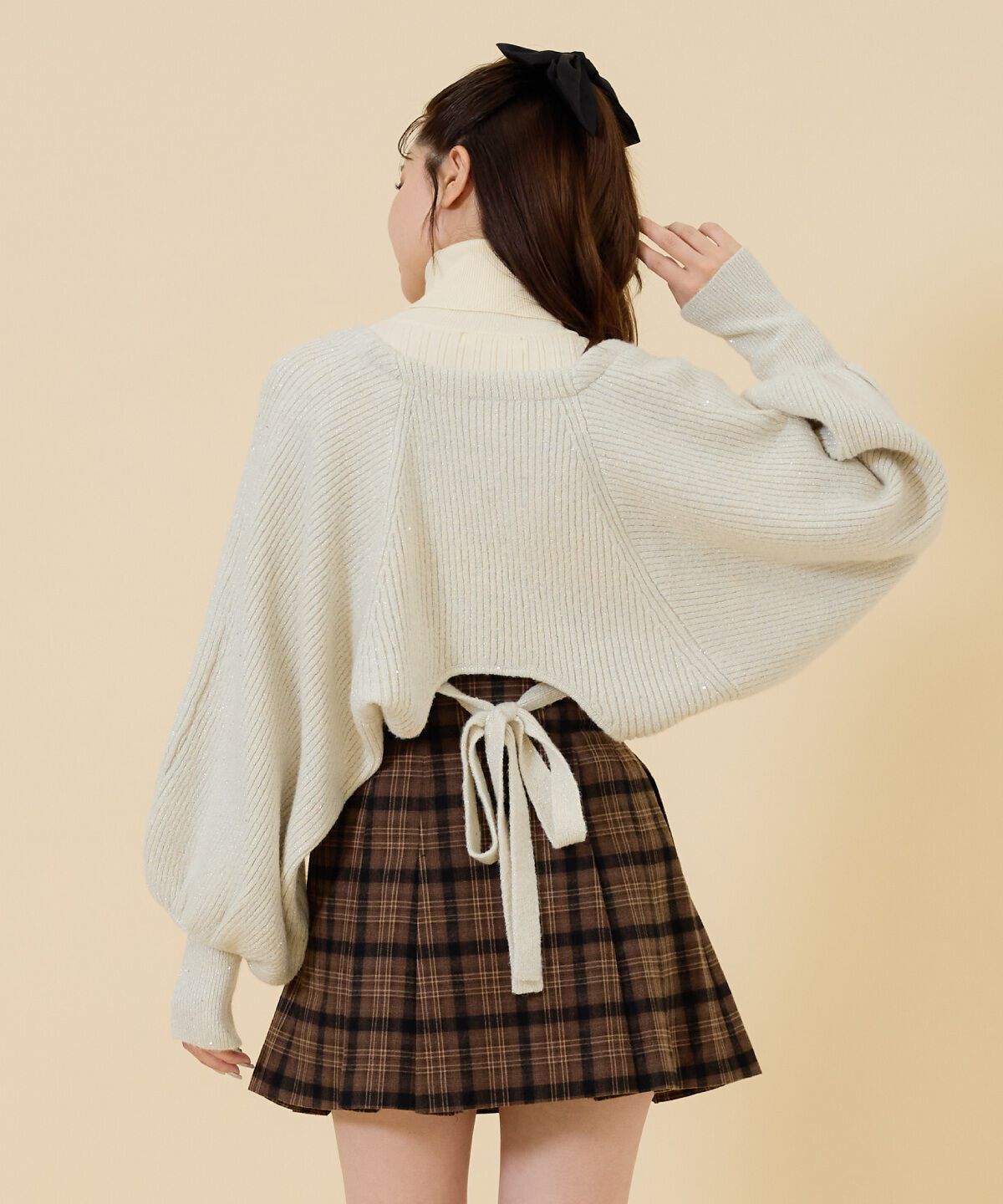 REDYAZEL「ラメニットボレロ」|カーディガン|