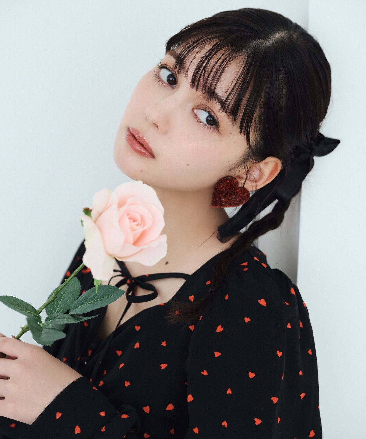 REDYAZEL「ランダムハートプリントワンピース」|ワンピース|