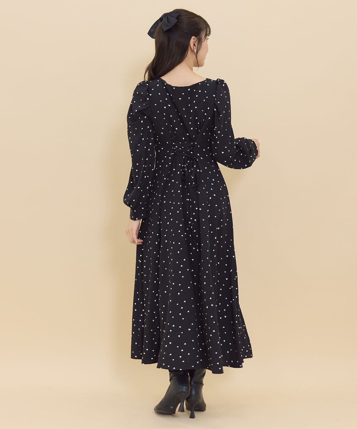 REDYAZEL「ランダムハートプリントワンピース」|ワンピース|