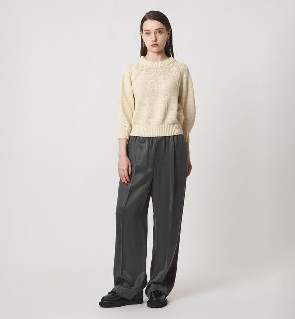 ASTRAET「＜ASTRAET＞3G クルーネック ニット」|ニット・セーター|