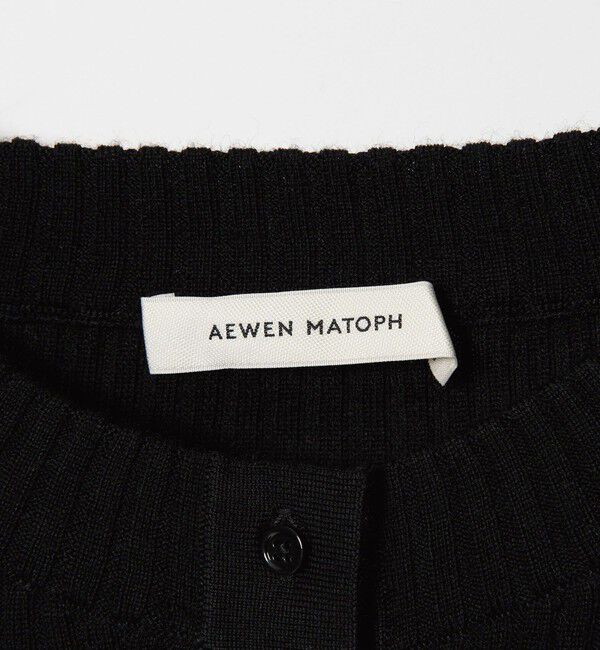 AEWEN MATOPH「＜AEWEN MATOPH＞ウールリブヘンリーネック ニットプルオーバー」|ニット・セーター|