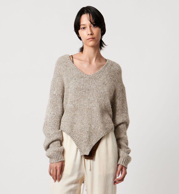 AEWEN MATOPH「＜AEWEN MATOPH＞ウールアルパカ ニットロンパース」|ニット・セーター|