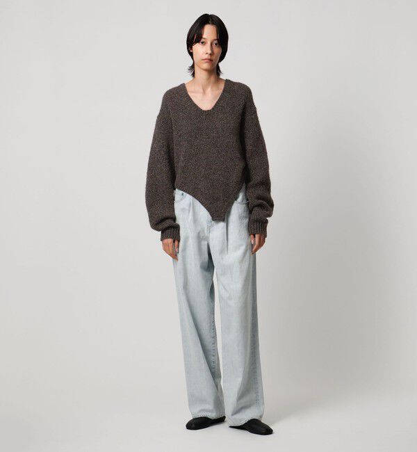 AEWEN MATOPH「＜AEWEN MATOPH＞ウールアルパカ ニットロンパース」|ニット・セーター|