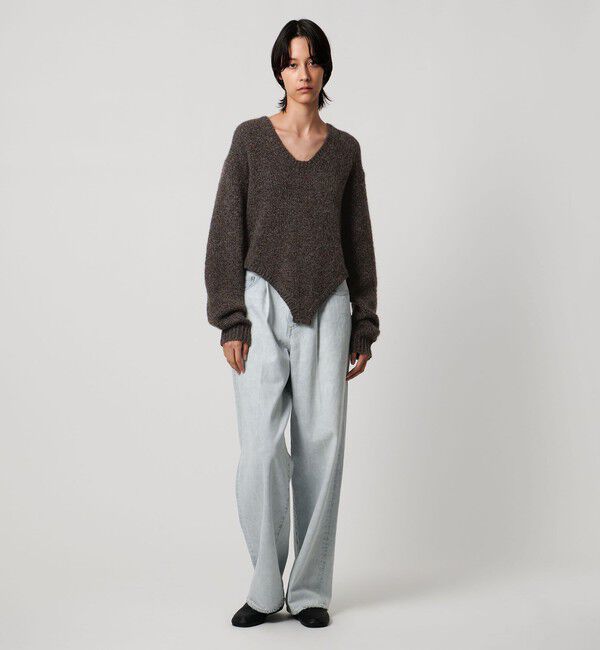 AEWEN MATOPH「＜AEWEN MATOPH＞ウールアルパカ ニットロンパース」|ニット・セーター|