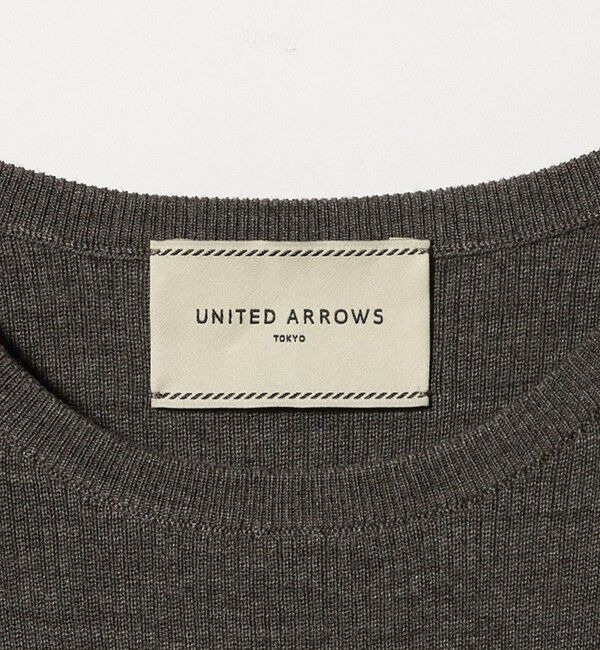 UNITED ARROWS「ハーフ スリーブ ニット」|ニット・セーター|