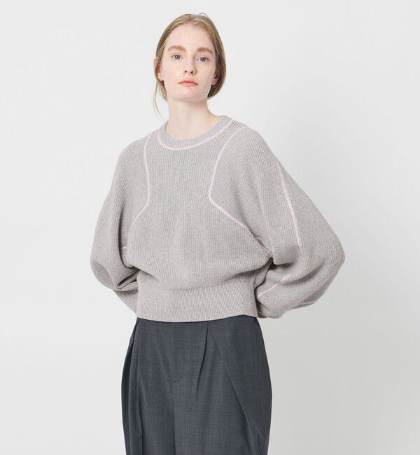 AEWEN MATOPH「＜AEWEN MATOPH＞アゼステッチ ニットプルオーバー ‐ ウォッシャブル ‐」|ニット・セーター|