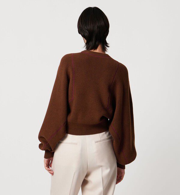 AEWEN MATOPH「＜AEWEN MATOPH＞アゼステッチ ニットプルオーバー ‐ ウォッシャブル ‐」|ニット・セーター|