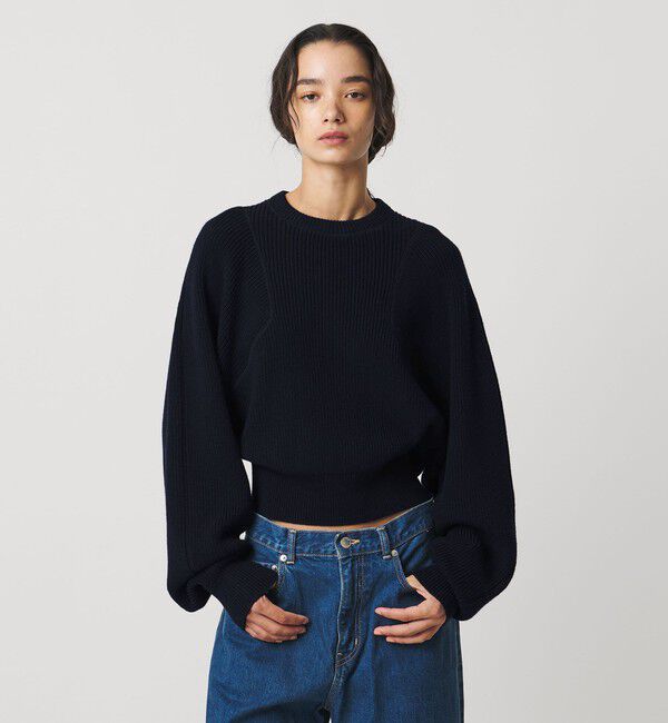 AEWEN MATOPH「＜AEWEN MATOPH＞アゼステッチ ニットプルオーバー ‐ ウォッシャブル ‐」|ニット・セーター|