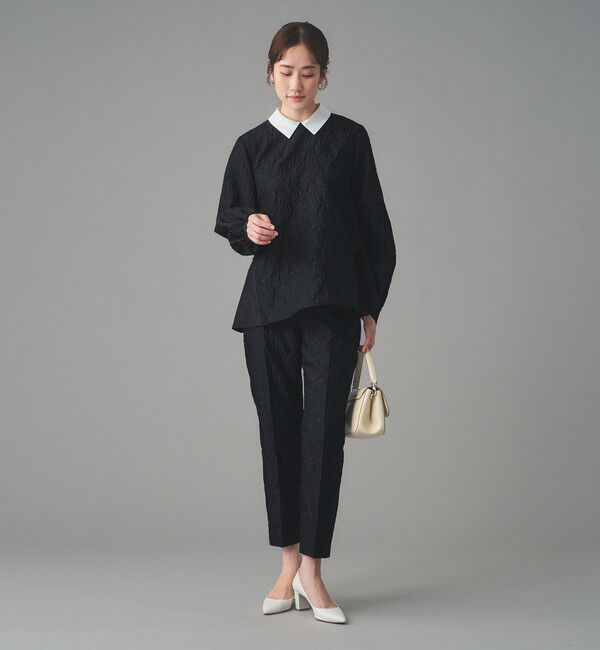 UNITED ARROWS「GISHA 2トーン ジャガード パンツ」|スラックス|